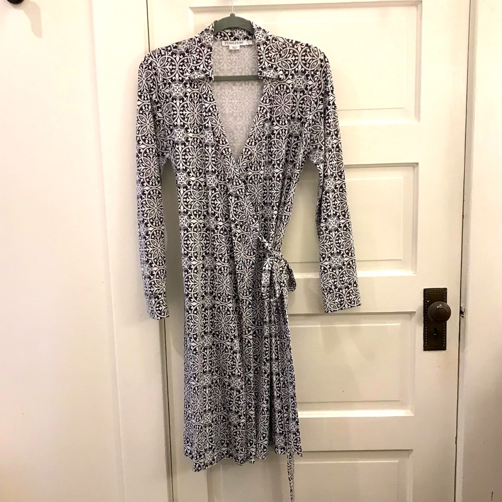 Pendleton wrap dress, size M.